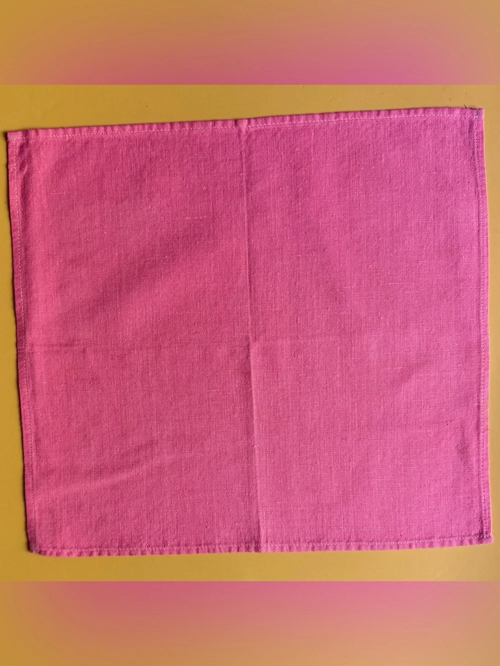 VTG Linen Table Napkins Colorful EC  4